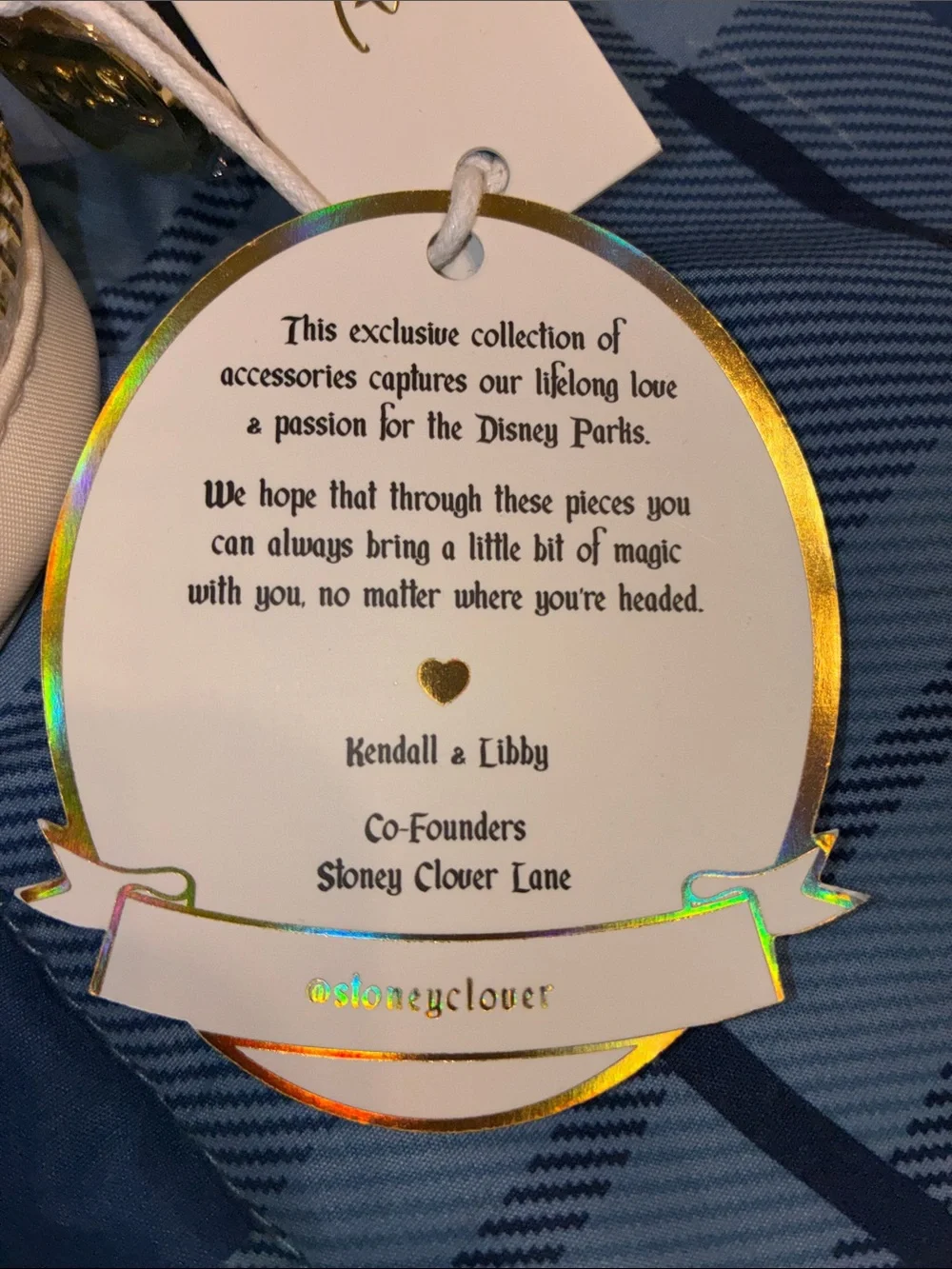 NWT Disney Parks X Stoney Clover Lane it’s a small world bag
